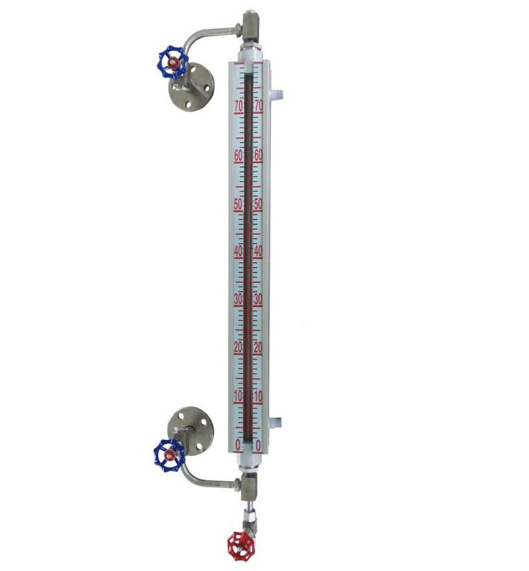 UGS型無盲區(qū)石英管/玻璃管液位計 雙色/彩色 可帶伴熱、LED燈 材質(zhì)碳鋼/不銹鋼 UGS
